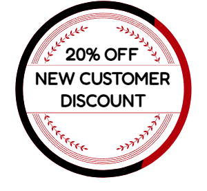 20% New Customer Discount Badge